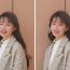 Your Highness Qiao Biluo without a filter and with a filter